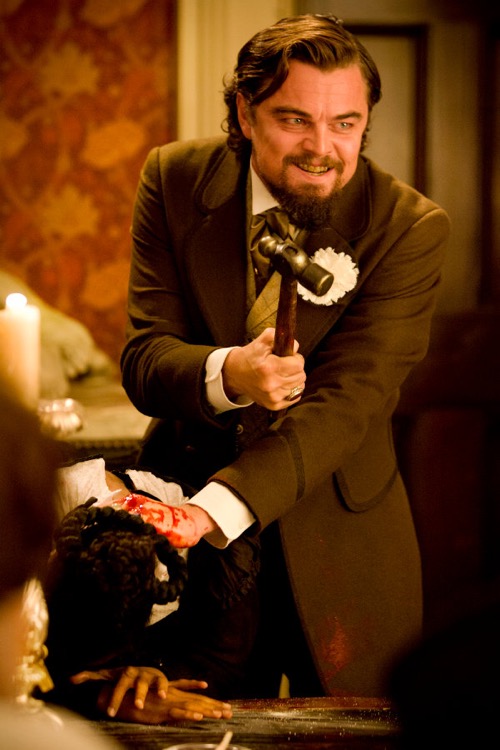 django leonardo dicaprio fryzura