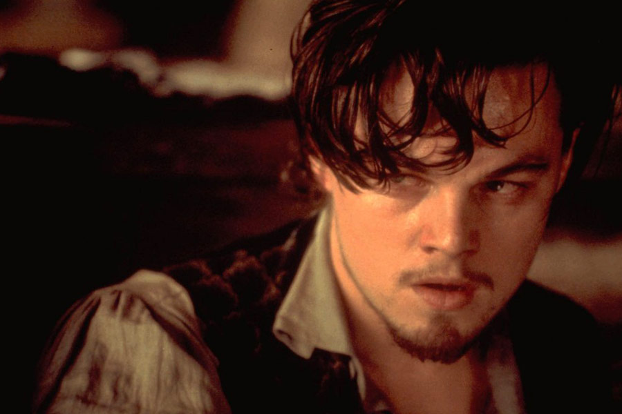 gangi nowego jorku leonardo di caprio fryzura