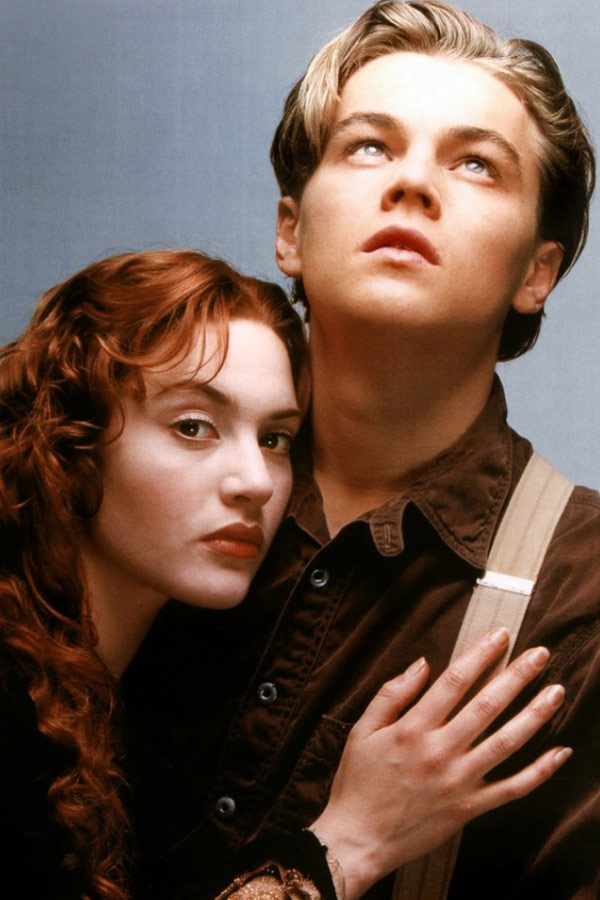 titanic leonardo dicaprio fryzura
