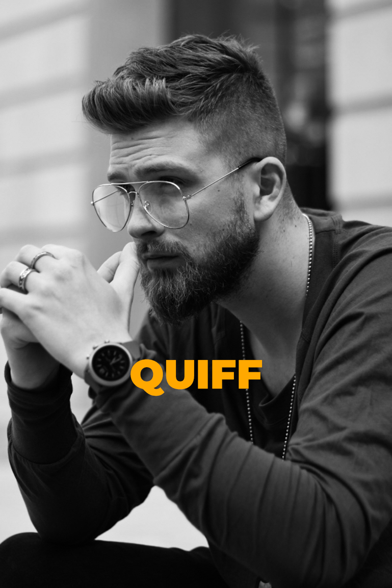 QUIFF FRYZURA MESKA